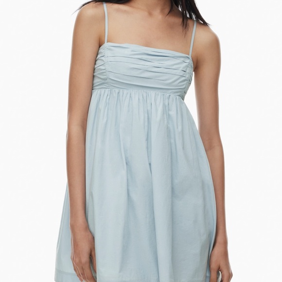 Aritzia X Sunday Best Proof Pale Blue Mini Babydoll Dress - Picture 2 of 8